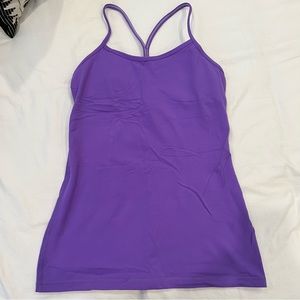 Lululemon Power Y Tank - Purple, Size 6